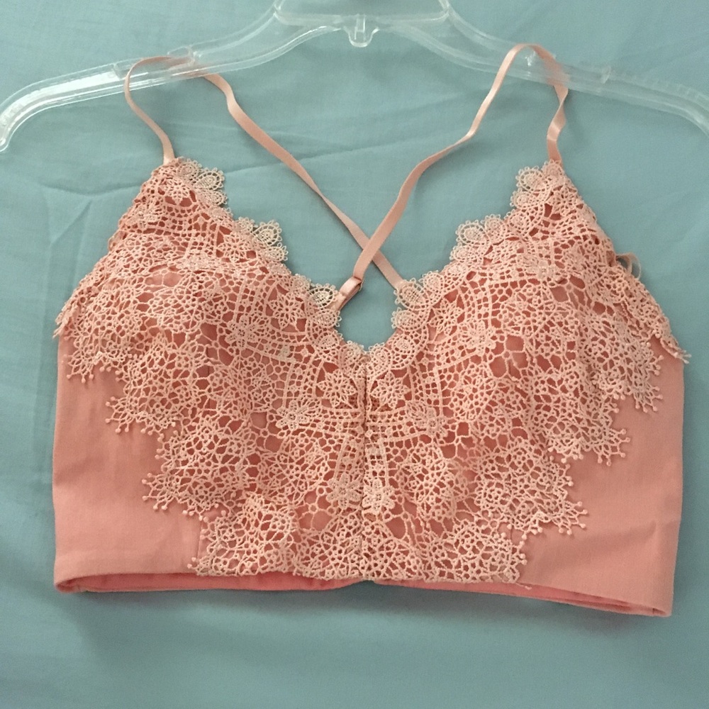 Peach Crop Top
